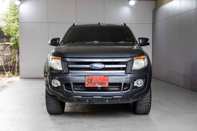 Ford Ranger 2014 3.2 Wildtrak 4WD Pickup ดีเซล ไม่ติดแก๊ส เกียร์อัตโนมัติ เทา รูปที่ 2