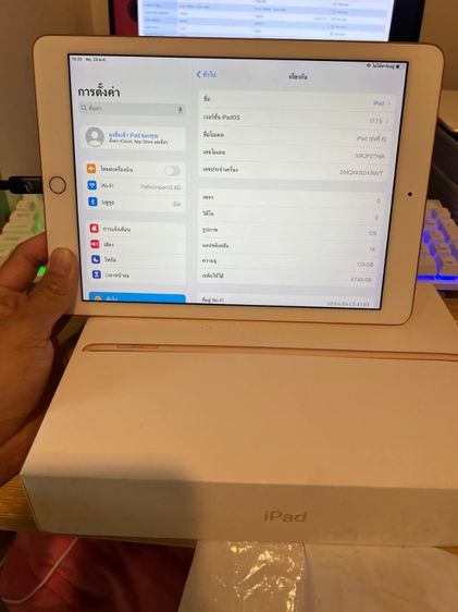 iPad Gen6 Wifi 128GB พร้อมกล่อง SNตรง

ตำหนิ-รอยนิดหน่อย

เป็นเครื่องมือสองใช้งานปกติ
 รูปที่ 3