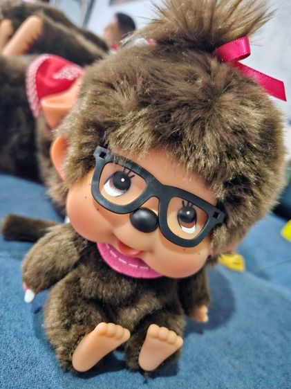 monchhichi Bibชมพู แก้มย้อย หัวโต รูปที่ 2