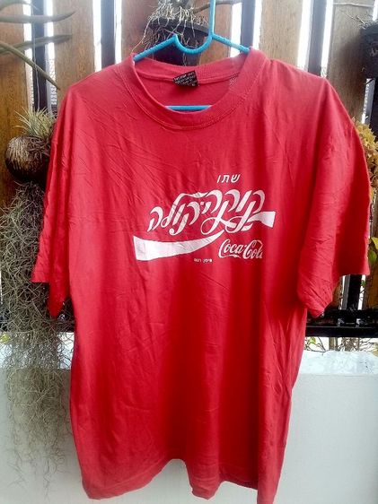 แดง XL แขนสั้น อื่นๆ อื่นๆ เสื้อcoca cola แท้