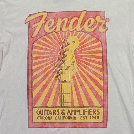 Fender Licensed T-Shirt (ของแท้-ทำเก่า)
: อก 40 นิ้ว ยาว 58
ผลิต: Made in Mexico
สภาพ: มือสอง สภาพดี
เสื้อ Fender ลิขสิทธิ์แท้
งานผลิต Mexico งานผ้าดี งานพิมพ์คม
ไม่ใช่งานก็อป ไม่ใช่งานตลาด
เหมาะใส่จริง คุณภาพดีตามมาตรฐาน Fender
💰 ราคา 790 บาท 📦 พร้อมส่ง รูปที่ 2