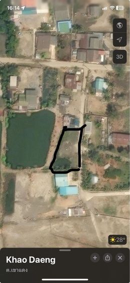 ที่ดินใกล้ทะเลบ้านเขาแดง ถมแล้วแต่ราคาเท่าเดิม