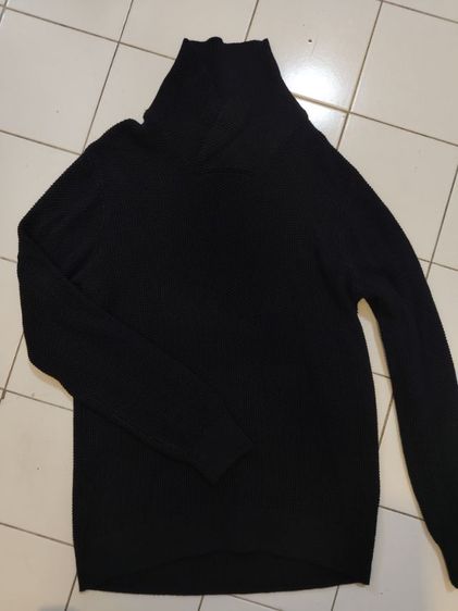 เสื้อไหมพรมผ้านิ่ม ไม่คัน  hm size M อก40 ยาว27 (ยืดได้อีก) รูปที่ 2