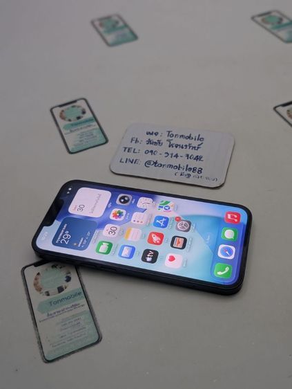 ขาย เทิร์น iPhone 13 128 Midnight ศูนย์ไทย สภาพสวย อุปกรณ์ครบยกกล่อง สุขภาพแบต 100 ประกันยาว 3 เดือน เพียง 11,590 บาท ครับ  รูปที่ 4