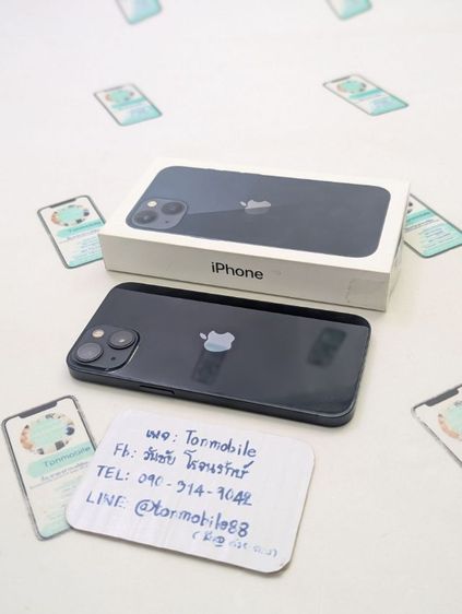ขาย เทิร์น iPhone 13 128 Midnight ศูนย์ไทย สภาพสวย อุปกรณ์ครบยกกล่อง สุขภาพแบต 100 ประกันยาว 3 เดือน เพียง 11,590 บาท ครับ  รูปที่ 2