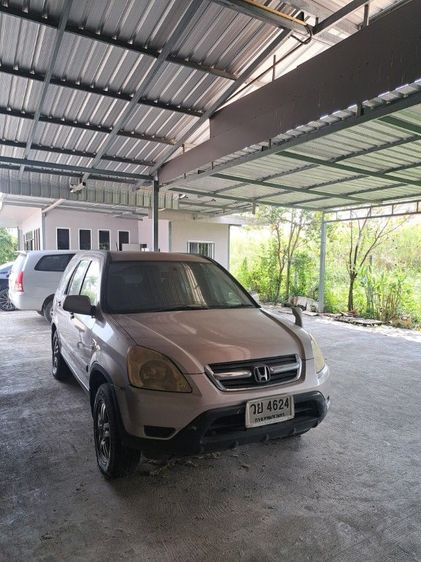 Honda CR-V 2003 2.0 E 4WD Van เบนซิน LPG เกียร์อัตโนมัติ บรอนซ์ทอง รูปที่ 4