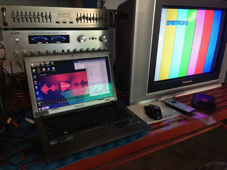 ชุด คาราโอเกะ SKG-328A 5.1ch  Equalizer  ตู้ลําโพง 15 นิ้ว 2 ตู้ 📌  