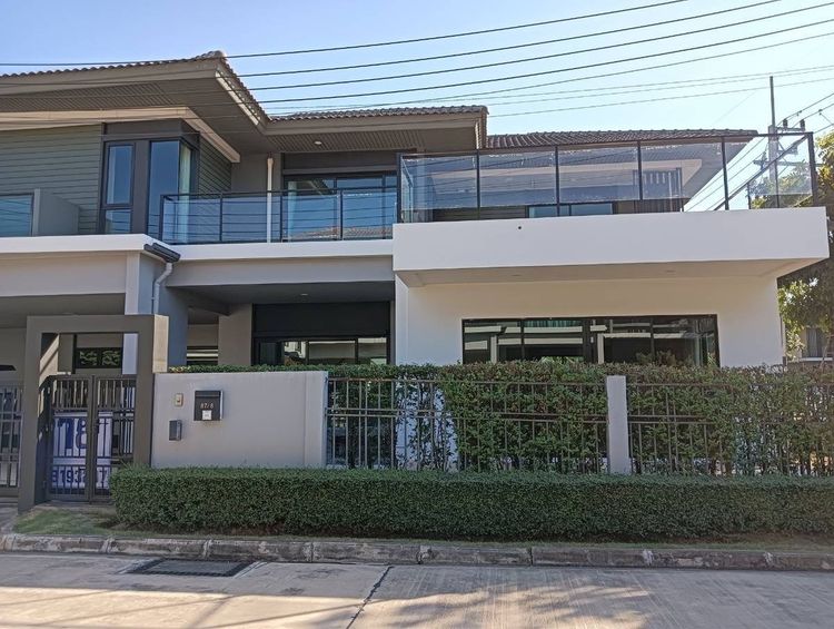 มีบางส่วน ขายบ้านเดี่ยว 2 ชั้น เศรษฐสิริ วงแหวน–ลำลูกกา หลังมุมใหญ่สุด พื้นที่ใหญ่ ฟังก์ชันครบ รูปที่ 2