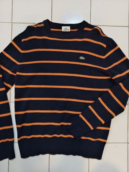 เสื้อไหมพรม lacoste size 5 อก41ยาว26 สภาพใหม่มาก