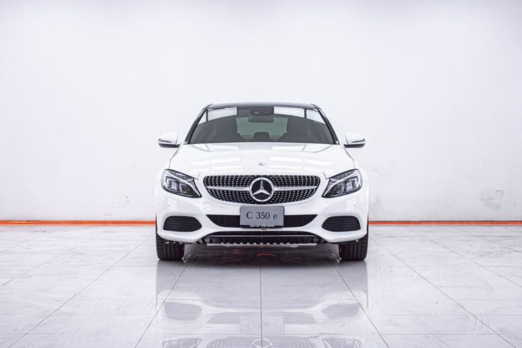 Mercedes-Benz C-Class 2016 C350 Sedan ปลั๊กอินไฮบริด (PHEV) ไม่ติดแก๊ส เกียร์อัตโนมัติ ขาว รูปที่ 4