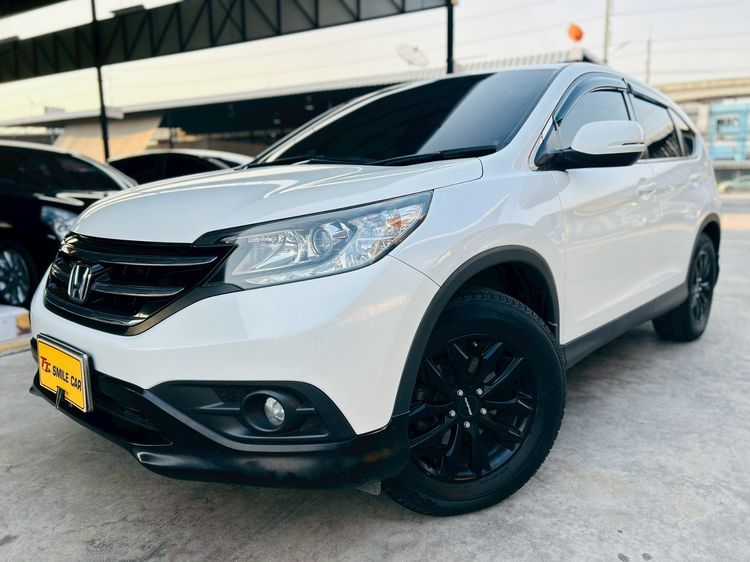 Honda CR-V 2013 2.0 E 4WD Utility-car เบนซิน ไม่ติดแก๊ส เกียร์อัตโนมัติ ขาว รูปที่ 2