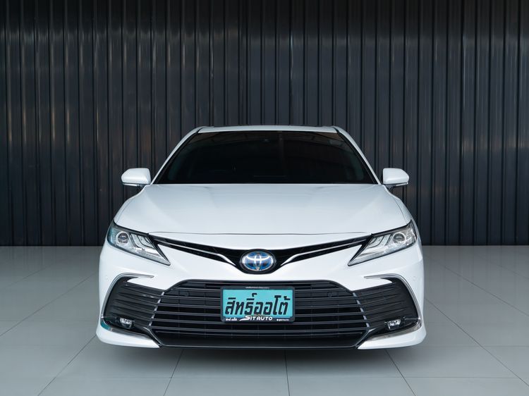 Toyota Camry 2024 2.5 HEV Premium Sedan ไฮบริด ไม่ติดแก๊ส เกียร์อัตโนมัติ ขาว รูปที่ 2
