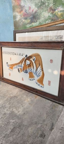 กระเบื้องเก่าเสือมงคลมีพลัง รูปที่ 4