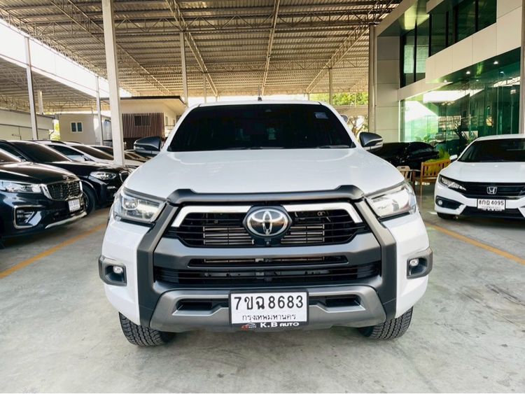 Toyota Hilux Revo 2023 Double Cab Prerunner 2x4 2.4 Rocco Pickup ดีเซล ไม่ติดแก๊ส เกียร์อัตโนมัติ ขาว รูปที่ 2
