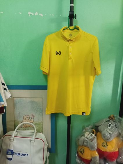 เสื้อโปโลคอปกสีเหลือ Warrix รูปที่ 3