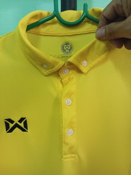 เสื้อโปโลคอปกสีเหลือ Warrix รูปที่ 9