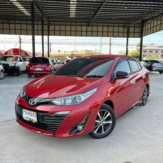Toyota Yaris ATIV 2019 1.2 S Plus Sedan เบนซิน ไม่ติดแก๊ส เกียร์อัตโนมัติ แดง