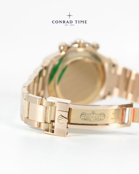 Rolex Daytona 116505 Black Dial Everose Gold Oyster 2019 40mm. Fullset 99 รูปที่ 13