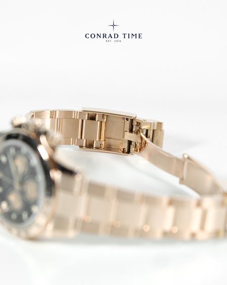 Rolex Daytona 116505 Black Dial Everose Gold Oyster 2019 40mm. Fullset 99 รูปที่ 15