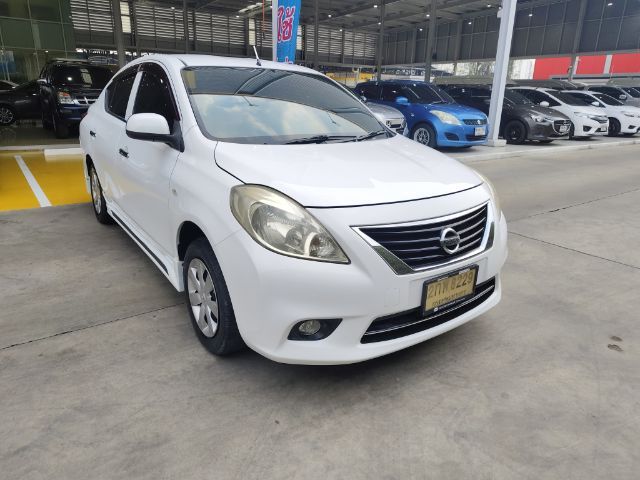 Nissan Almera 2013 1.2 E Sedan เบนซิน ไม่ติดแก๊ส เกียร์อัตโนมัติ ขาว รูปที่ 3
