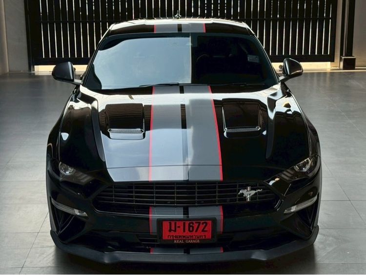 Ford Mustang 2021 2.3 Ecoboost Sedan เบนซิน ไม่ติดแก๊ส เกียร์อัตโนมัติ ดำ รูปที่ 3