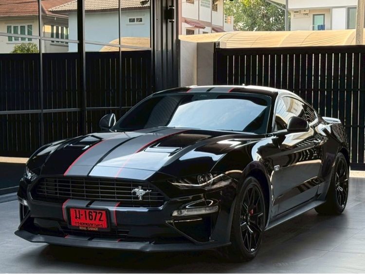 รถ Ford Mustang 2.3 Ecoboost สี ดำ