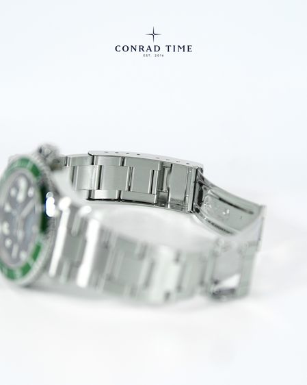 Rolex Submariner 16610 'Kermit  Black Dial Oyster Steel 2007 40mm. Fullset  รูปที่ 14