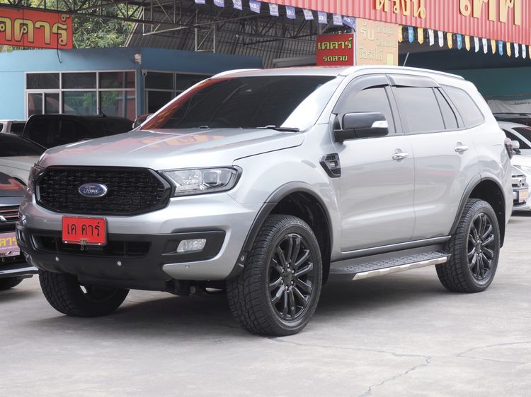 Ford Everest 2020 2.0 Titanium Plus Utility-car ดีเซล ไม่ติดแก๊ส เกียร์อัตโนมัติ เทา รูปที่ 3