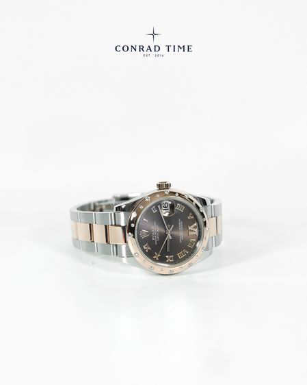 Rolex Datejust 178341 Chocolate Roman dial Two-Tone Oyster 2018 31mm. Fullset 99 รูปที่ 5