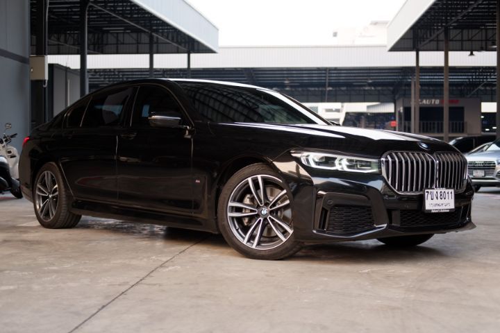 BMW Series 7 2021 730Ld Sedan ดีเซล ไม่ติดแก๊ส เกียร์อัตโนมัติ ดำ รูปที่ 3
