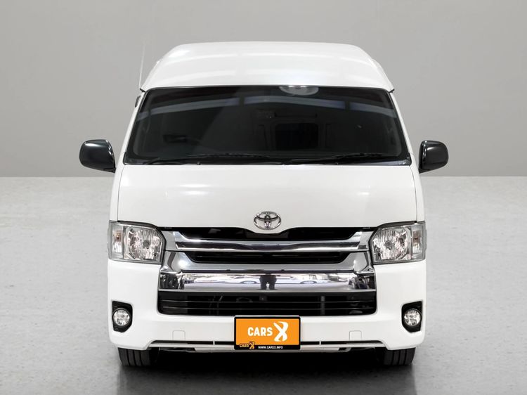 Toyota Commuter 2019 3.0 Van ดีเซล ไม่ติดแก๊ส เกียร์อัตโนมัติ ขาว รูปที่ 2