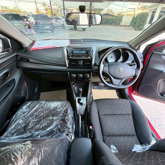 Toyota Vios 2018 1.5 E Sedan เบนซิน ไม่ติดแก๊ส เกียร์อัตโนมัติ แดง รูปที่ 3