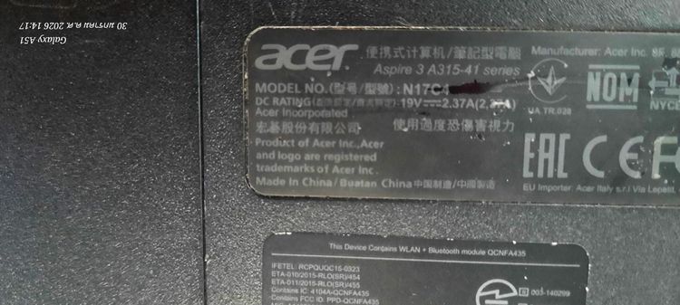 Notebook ACER รูปที่ 9