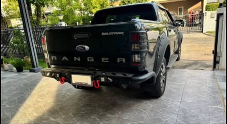 Ford Ranger 2017 3.2 Wildtrak 4WD Pickup ดีเซล ไม่ติดแก๊ส เกียร์อัตโนมัติ ดำ รูปที่ 4