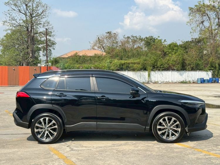 Toyota Corolla Cross 2021 1.8 Hybrid Premium Safety Utility-car ไฮบริด ไม่ติดแก๊ส เกียร์อัตโนมัติ ดำ รูปที่ 4