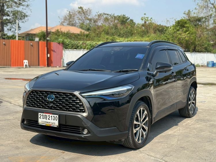 รถ Toyota Corolla Cross 1.8 Hybrid Premium Safety สี ดำ