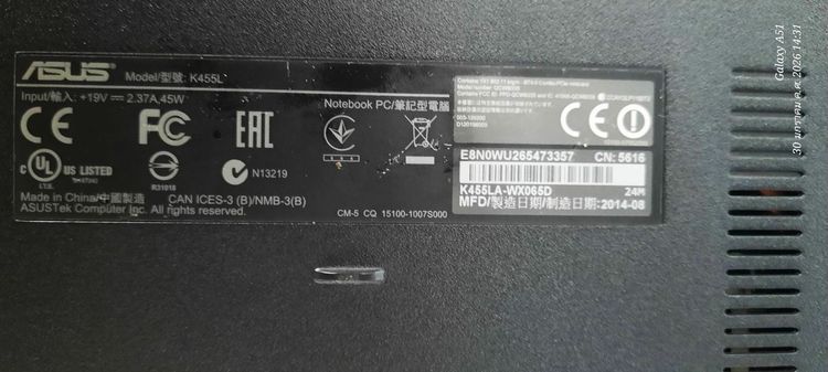 Notebook ASUS  รูปที่ 10