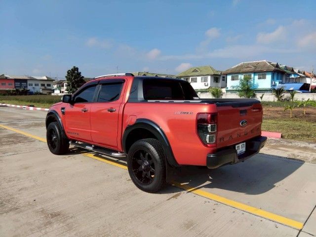 Ford Ranger 2013 2.2 Hi-Rider Wildtrak Pickup ดีเซล เกียร์อัตโนมัติ ส้ม รูปที่ 3