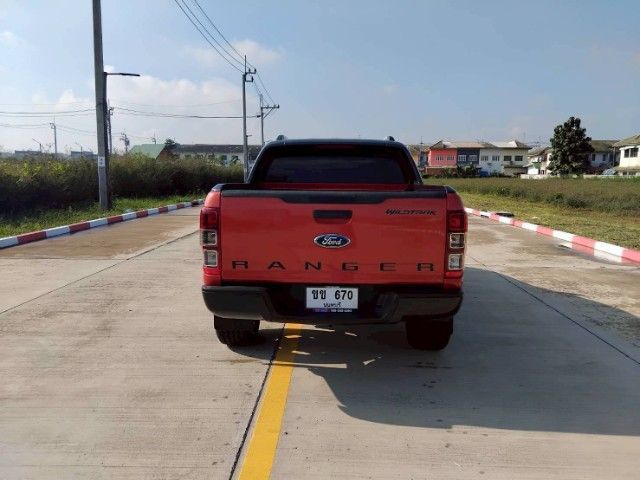 Ford Ranger 2013 2.2 Hi-Rider Wildtrak Pickup ดีเซล เกียร์อัตโนมัติ ส้ม รูปที่ 4