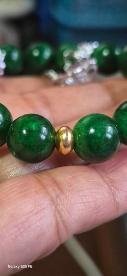 สร้อยข้อมือหยกแท้ทอง 90 รูปที่ 3