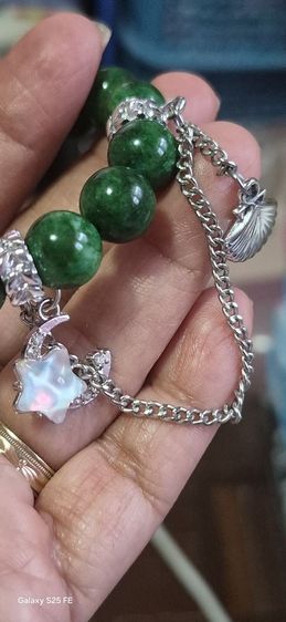 สร้อยข้อมือหยกแท้ทอง 90 รูปที่ 7