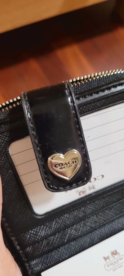 กระเป๋าสตางค์ coach สีดำ รูปที่ 5