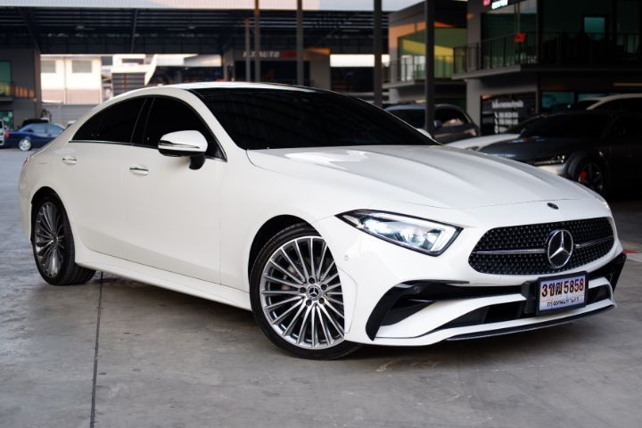 Mercedes-Benz CLS-Class 2022 CLS220 D AMG Sedan ดีเซล ไม่ติดแก๊ส เกียร์อัตโนมัติ ขาว รูปที่ 3