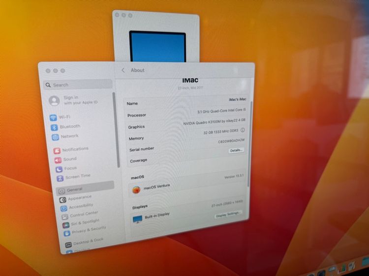 imac 27นิ้ว ปี11 อัพเกรดใช้งานกราฟฟิคแรงๆ รูปที่ 6