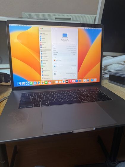 macbook pro 15" 2017 retina Touch bar