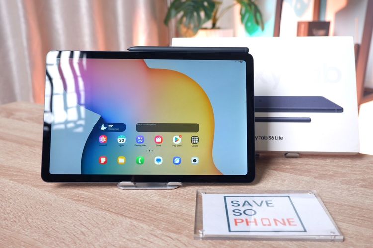 Samsung Galaxy Tab S6 Lite LTE 4+128GB (2024) สี Black เครื่องสวย ราคาเพียง 5,990.- มีประกันร้าน 60วัน รูปที่ 2
