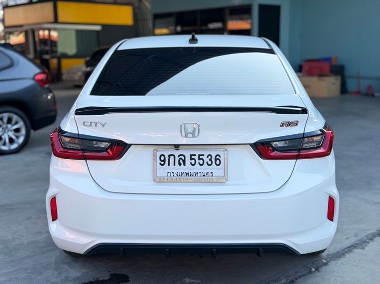 Honda City 2020 1.0 RS Sedan เบนซิน ไม่ติดแก๊ส เกียร์อัตโนมัติ ขาว รูปที่ 4