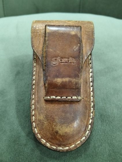 ซองหนังแท้แบรนด์goro'sแบรนด์ที่มีชื่อเสียงของญี่ปุ่น วัสดุหนังแท้หนา ไม่ขาดตัดเย็บดีใส่ไฟแช็คมีดพับเล็กหมุดทองเหลืองตำหนิหมุดล็อคหลุดภาพสุดท้าย รูปที่ 2