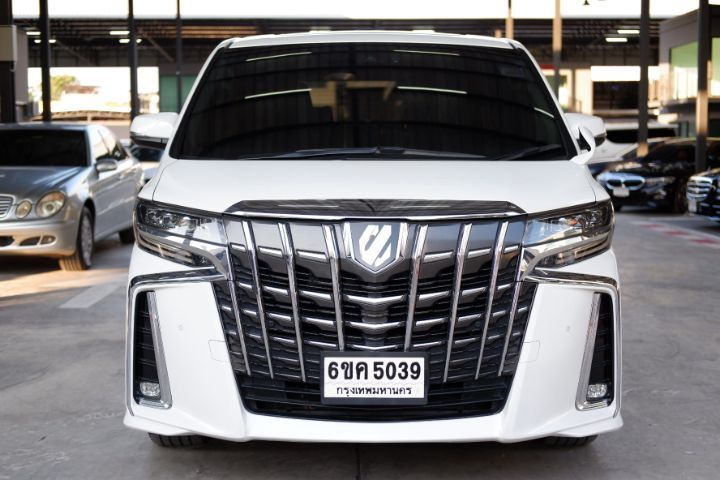 Toyota Alphard 2019 2.5 S C-Package Van เบนซิน ไม่ติดแก๊ส เกียร์อัตโนมัติ ขาว รูปที่ 2