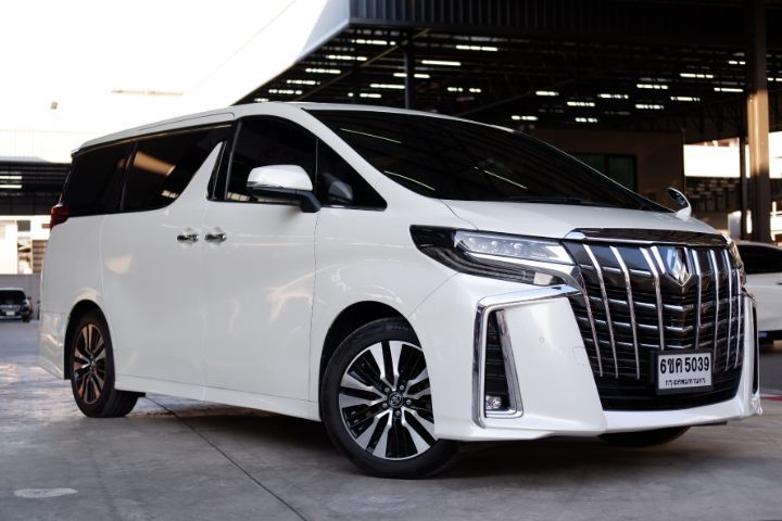 Toyota Alphard 2019 2.5 S C-Package Van เบนซิน ไม่ติดแก๊ส เกียร์อัตโนมัติ ขาว รูปที่ 3